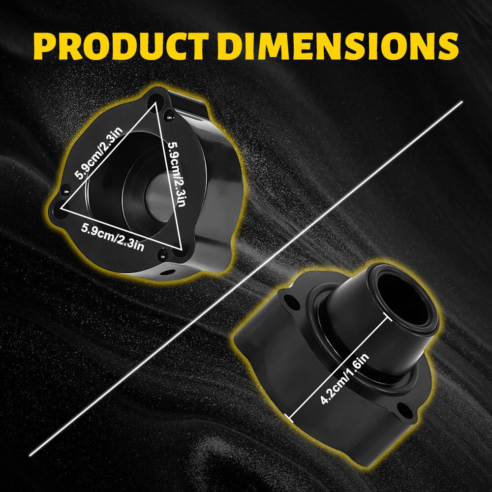 2X Aluminum Blow Off Valve for Audi Volkswagen SEAT 2.0T TFSI