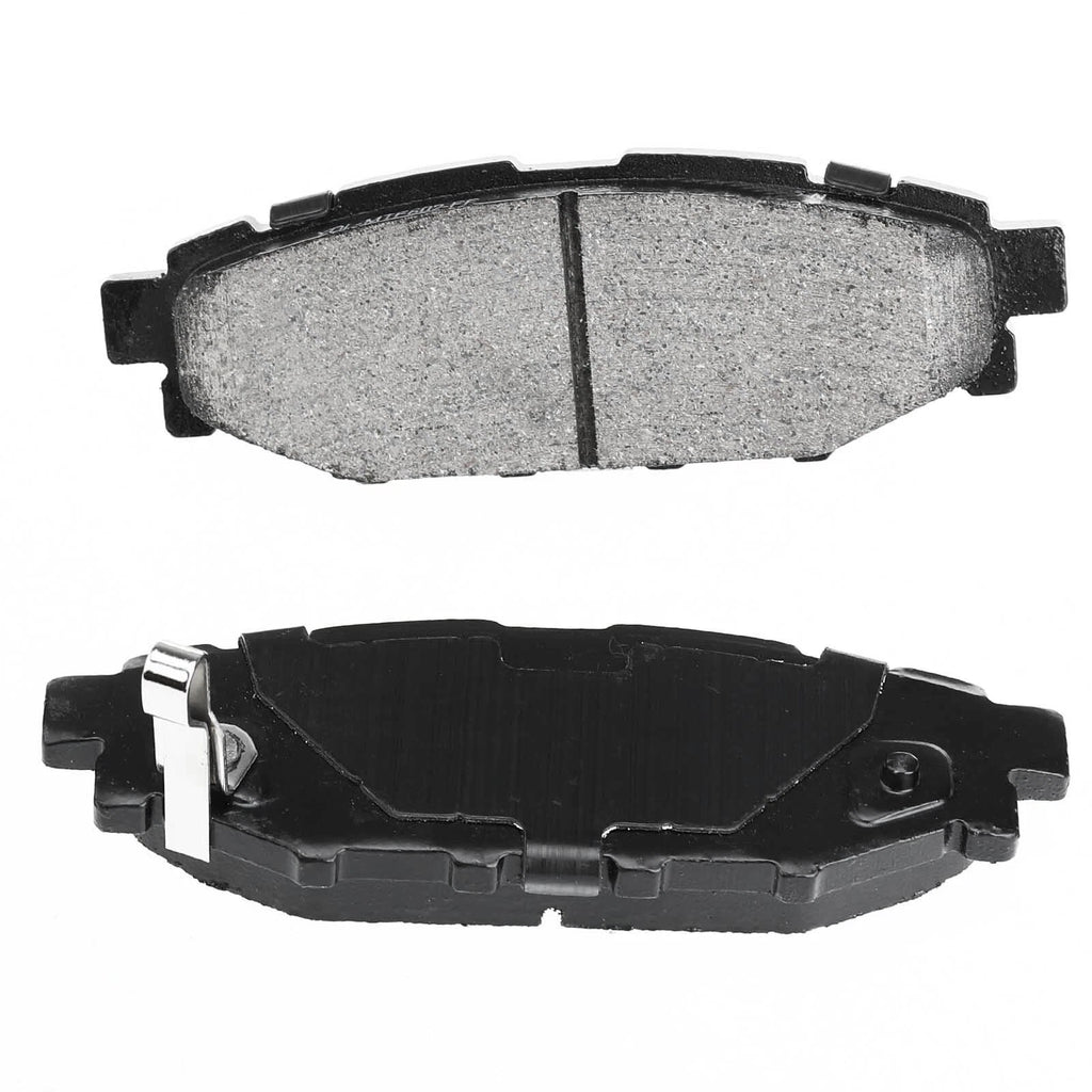 Rear Drilled Brake Rotors & Ceramic Pads for Subaru Forester Impreza