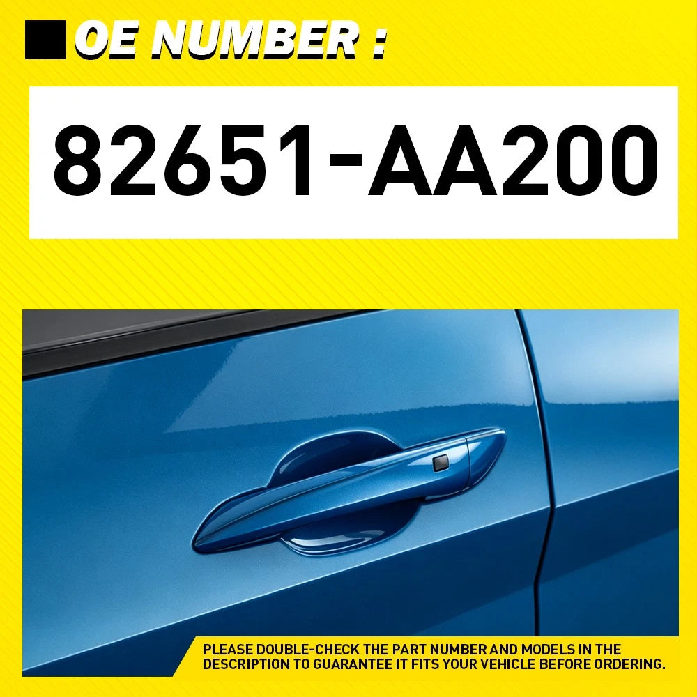 Blue Left Front Exterior Door Handle for Hyundai Elantra (2021–2023) 82651AA200
