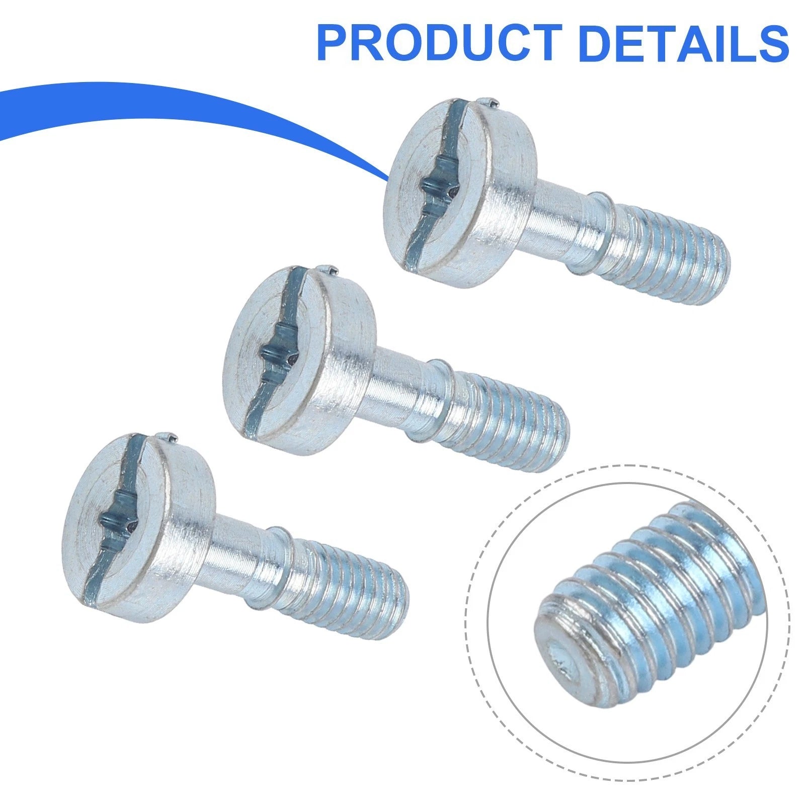 3 Metal Engine Cover Guard Screws M6x20 for MS311 MS391 (N/A) 90223191300