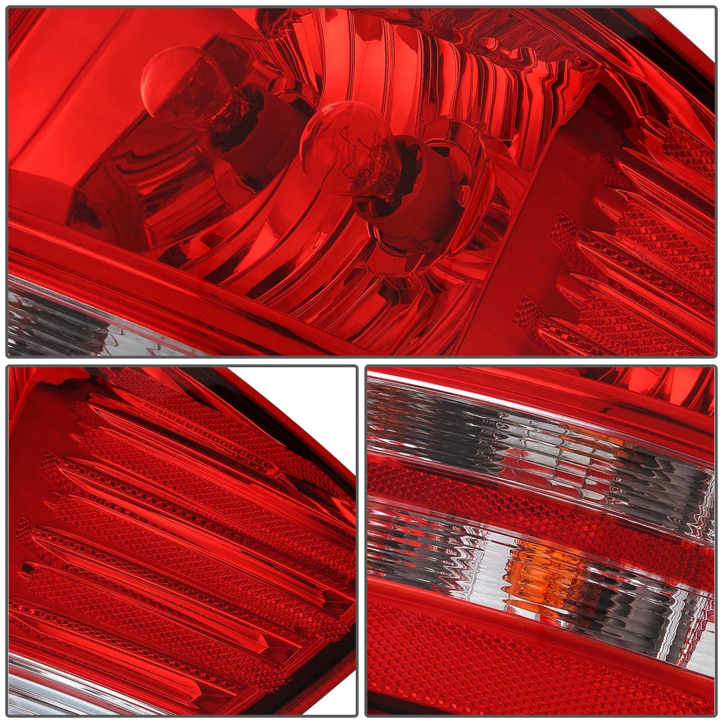 Passenger Side Taillight for Dodge Journey (2009–2020) OE Style Chrome Housing Red Lens