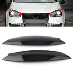 Headlight Eyelid Cover for VW Golf 5 R32 MK5 (2005–2007) - Glossy Black