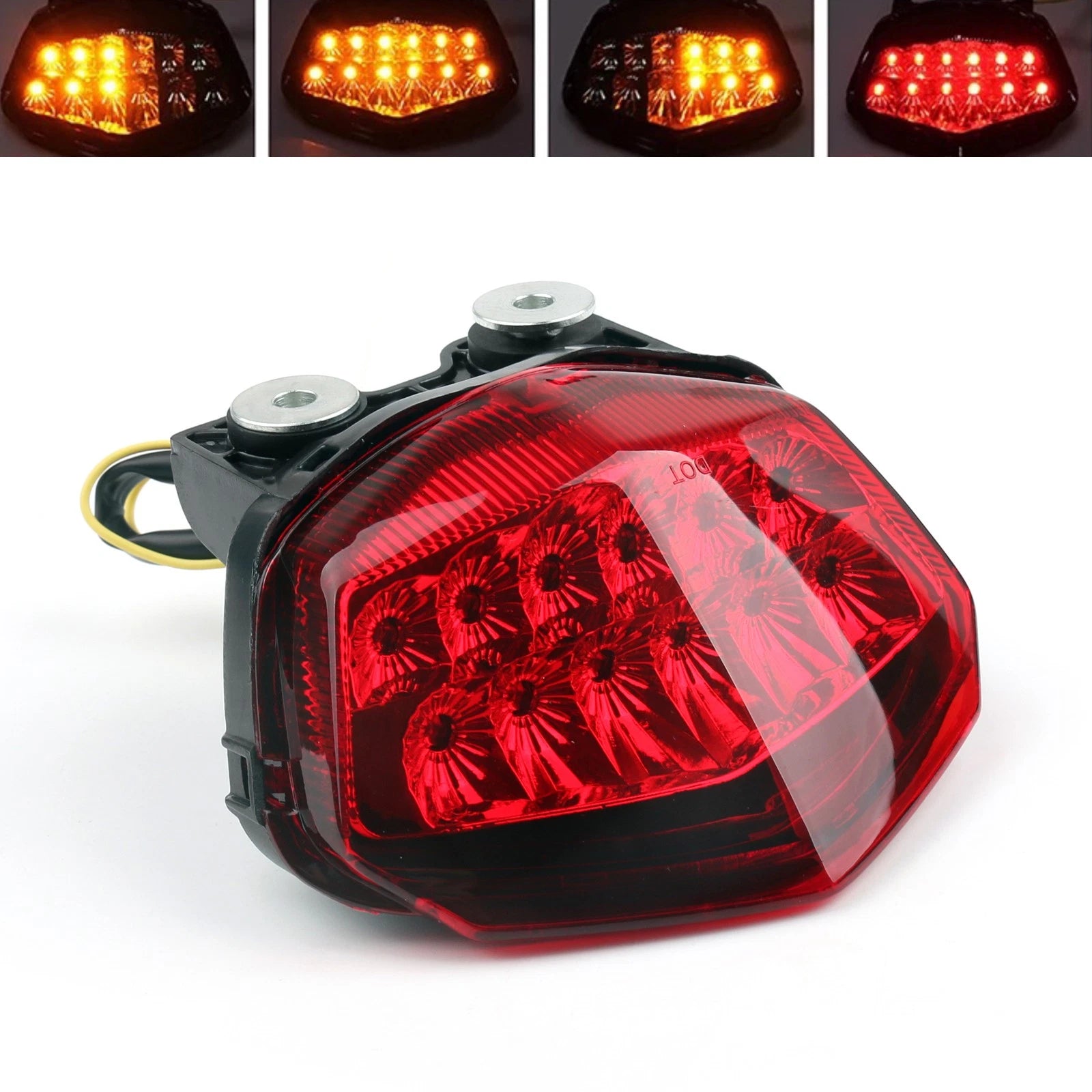 LED Taillight Brake Turn Signal for Kawasaki Ninja EX250 ZX250R (2008–2012)