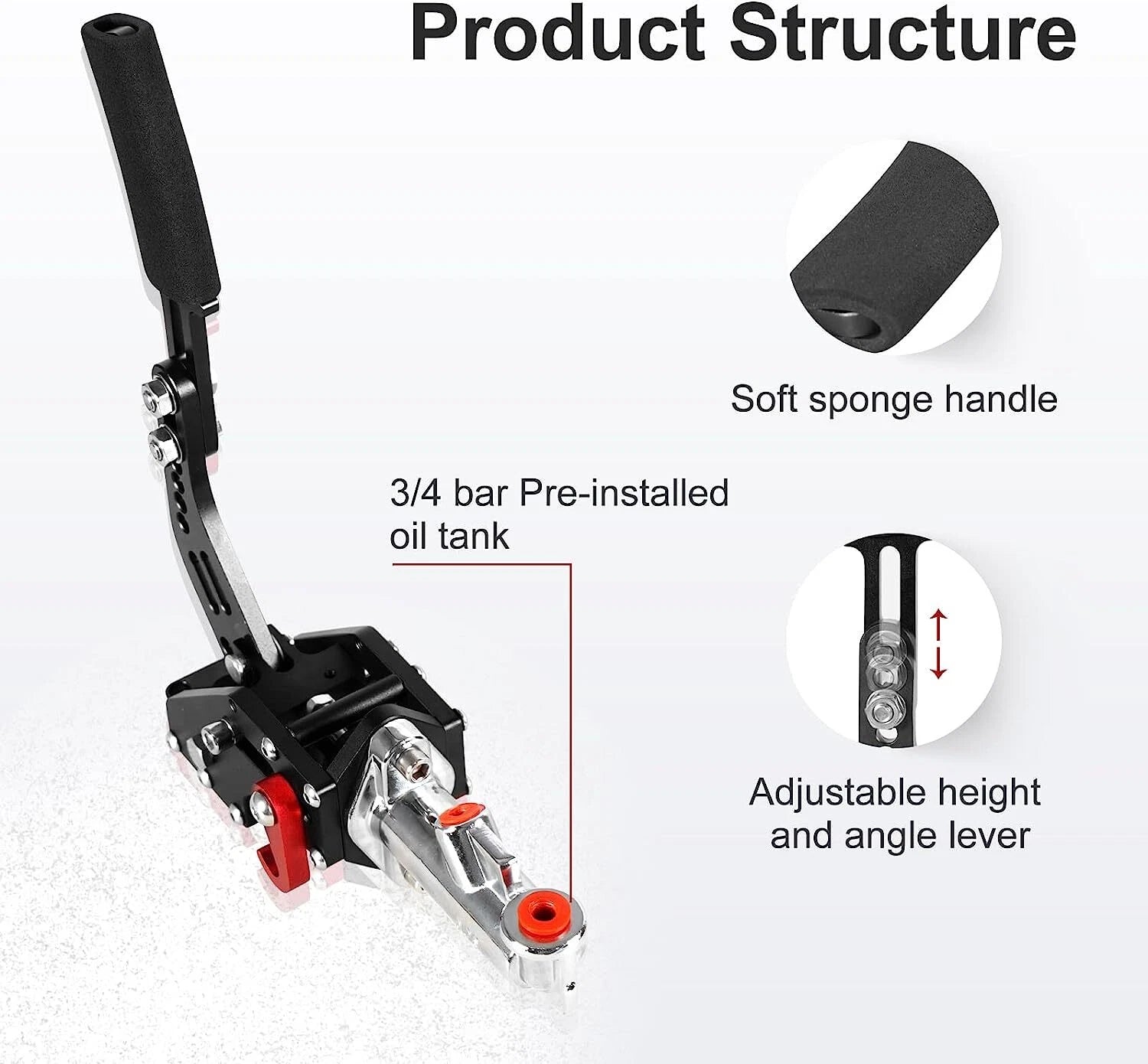Universal Aluminum Hydraulic Handbrake for Racing (Drift, Parking)