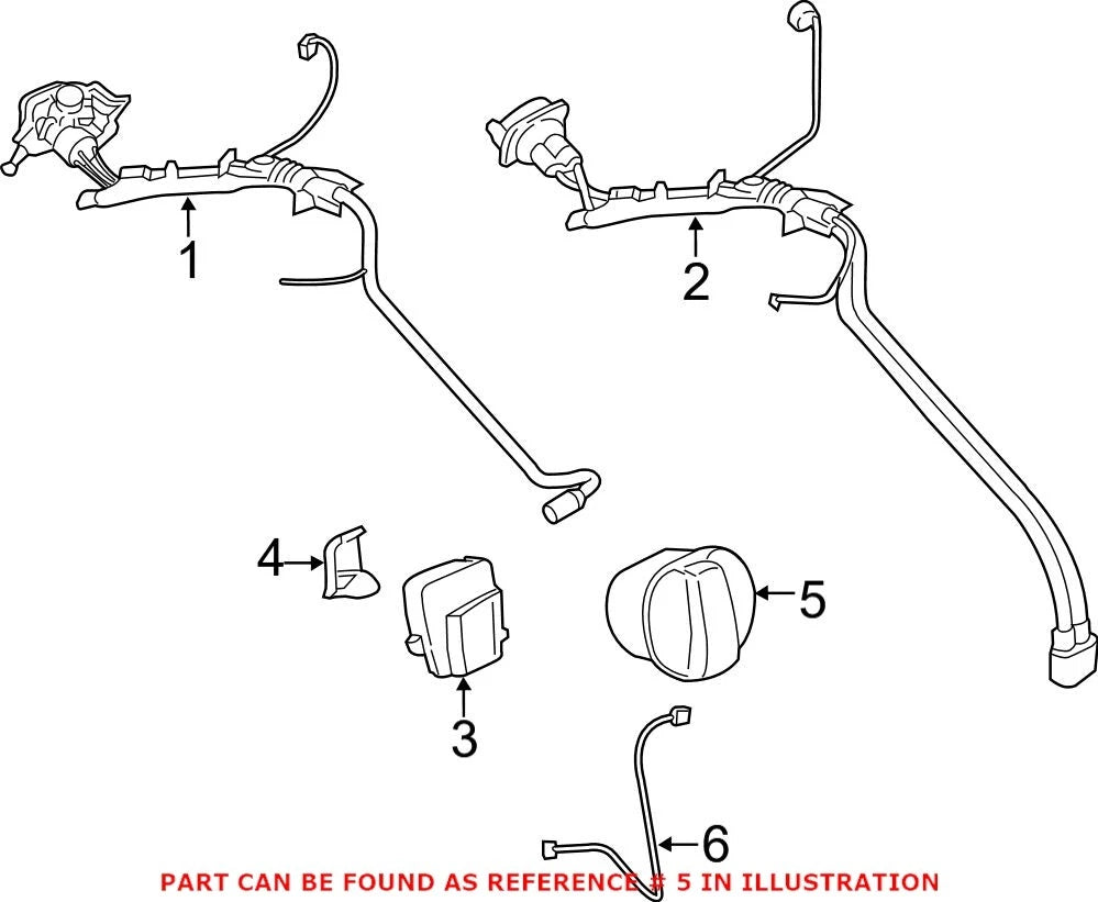 Genuine OEM Hybrid Charging Port Cover for BMW (2013–2017) 61139343121