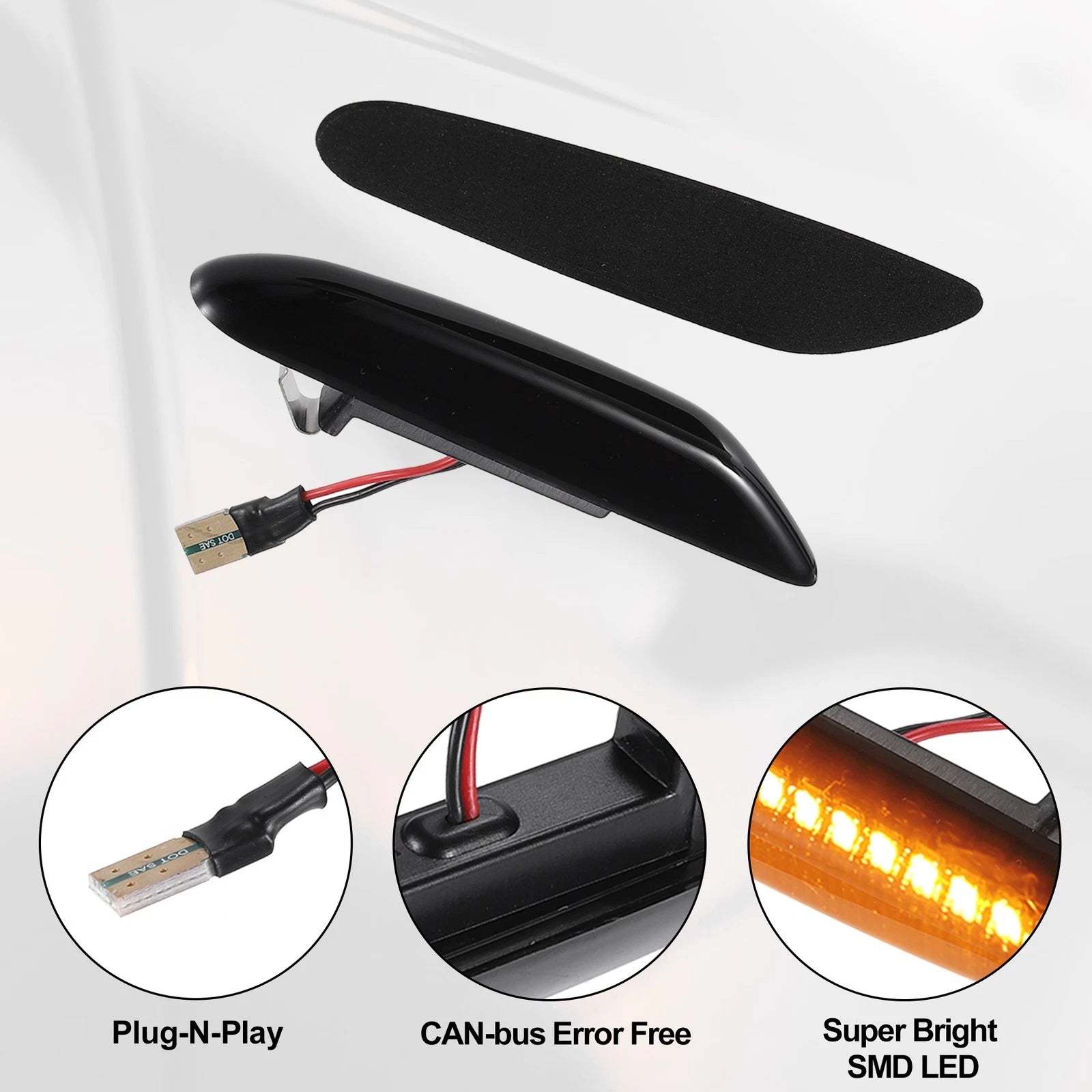 2X Side Marker Turn Signal Light for BMW X3 E83 (2003–2011)