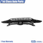 Front Chrome & Glossy Black Bumper Grille for Honda Fit (2015–2017)