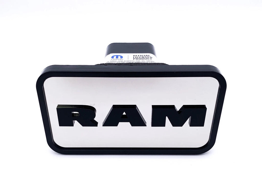 Tow Hitch Cover with Mirrored ABS for Ram 2 Inch Receiver (2019–2026)