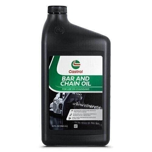 Case of 12 Castrol 215309 Bar and Chain Oil for Chainsaws (All Season)