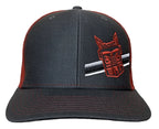 Big Rig Trucks "Tees" Richardson Hat Charcoal/Red