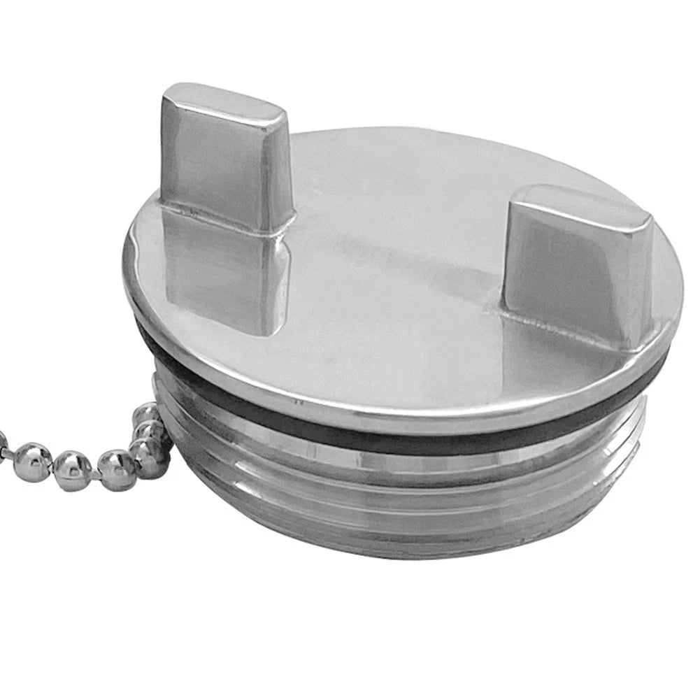 38mm Fill Port for RV Yacht Boat Marine Fuel and Water Use (316 Stainless Steel)