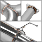 Dual Burnt Tip Stainless Steel Catback Exhaust for Honda Accord V6 (1998–2002)