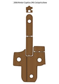 EVA Foam Teak Decking Flooring Mat for Rinker Captiva 246 (2008)