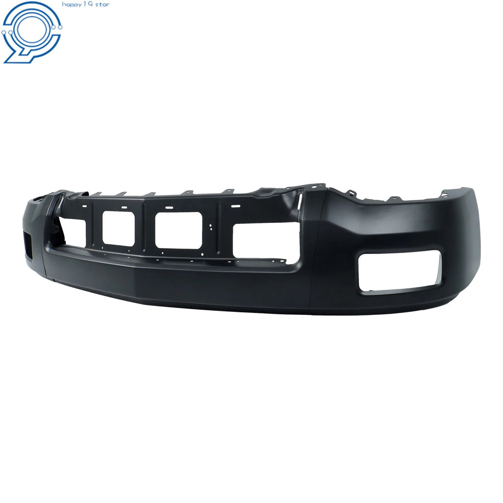 Black Steel Front Bumper for Chevy Silverado 1500 (2014–2015) W/O Sensor Holes