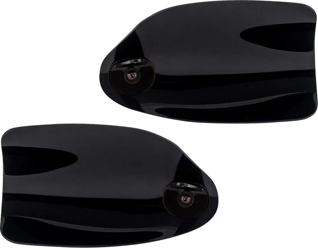 Klock Werks Flare Handguards for Harley-Davidson (Hydraulic Clutch, Black)