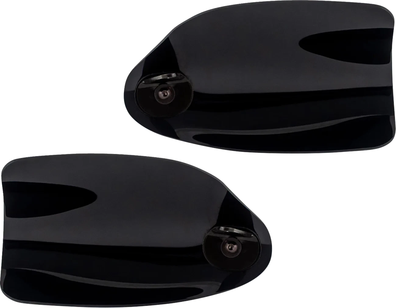 Klock Werks Flare Handguards for Harley-Davidson (Hydraulic Clutch, Black)