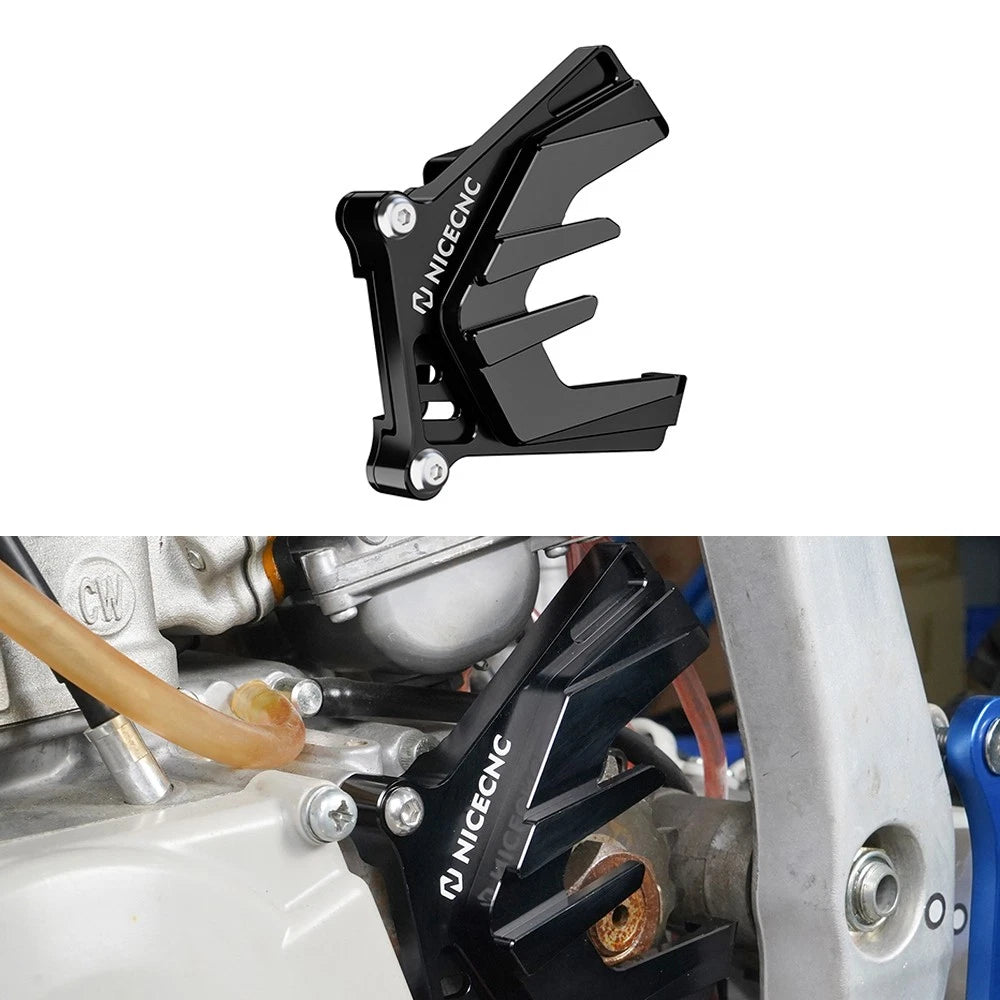 NICECNC Front Sprocket Cover Chain Guard Case Saver for Yamaha YZ250 (2000–2024)