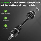 CV Joint Axle Set for Honda TRX300FW Fourtrax 300 (1988–2000)
