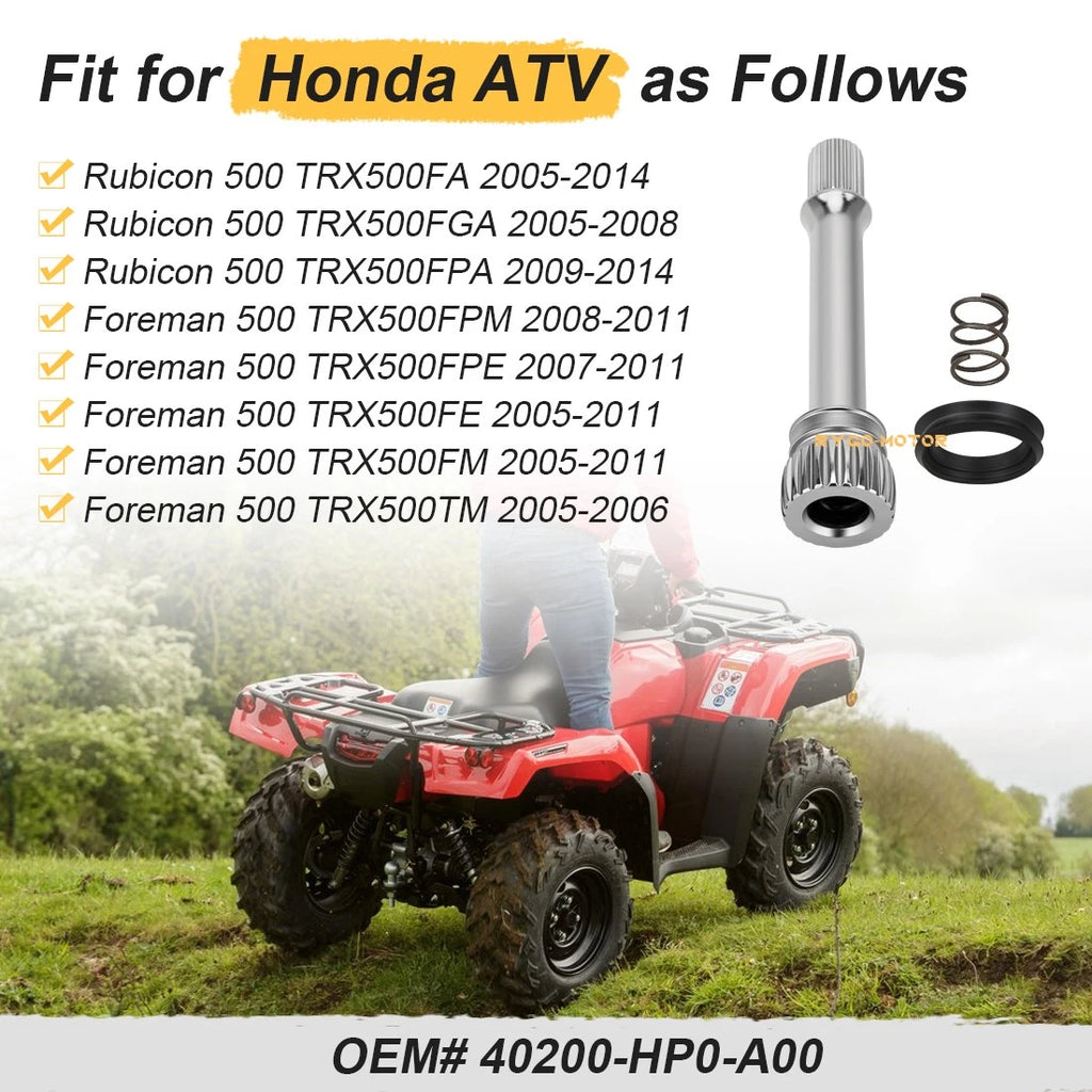 Rear Drive Shaft Propeller for Honda Rubicon Foreman 500 TRX500 (2005–2014)
