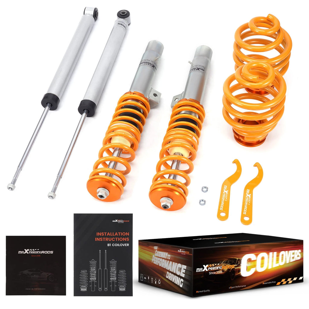 Adjustable Coilovers Kit for BMW E46 3-Series (1998–2005) Shocks
