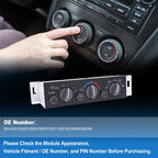 A/C Heater Climate Control Switch Module for Chevrolet C2500 (No. 599-006)