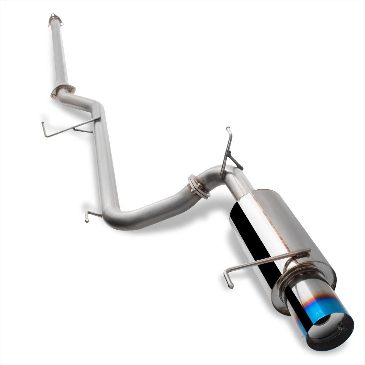 4" Burnt Tip Muffler Catback Exhaust System for Honda Accord F23 (1998–2002)