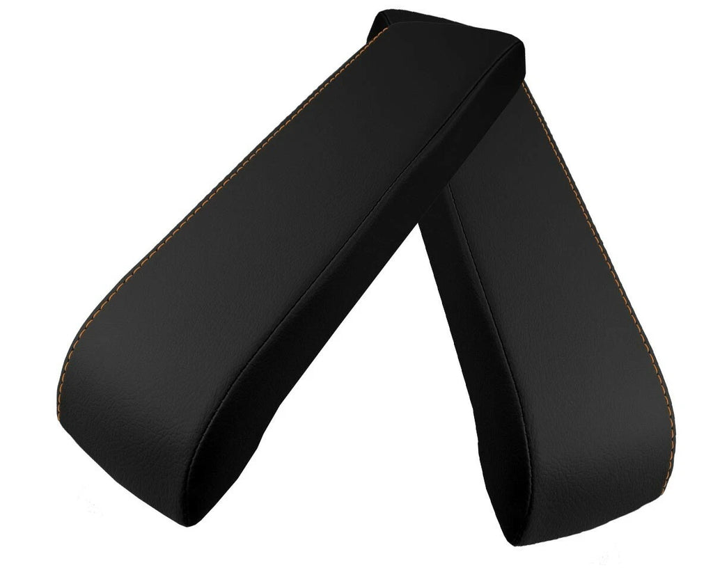 Console Lid Pull Over Cover for Infiniti FX35 (2003–2005) Orange Stitch