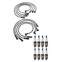 Denso 8mm Wire Set & 8 U-Groove Spark Plugs Kit for Chevy GMC V8