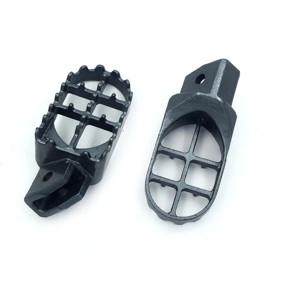 Gunmetal Black Motocross Foot Pegs for Suzuki RM80 (1993–2001)