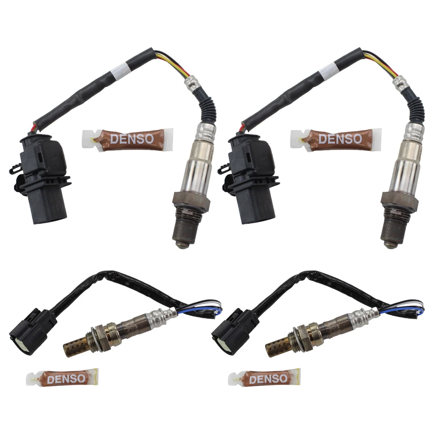 Oxygen Sensors Kit for Ford Flex, Taurus, MKT 3.5L 3.7L V6 (2010–2019)