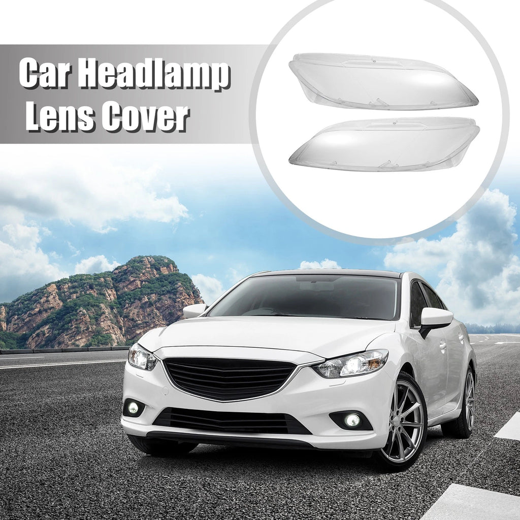 1 Pair Headlight Lens Cover for Mazda 6 (2003–2008)