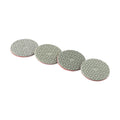 Set of 4 Wet Polishing Pads for Stone Finishes