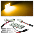 T10 5050 194/168/W5W 18-SMD Amber LED Interior Dome Light Bulb