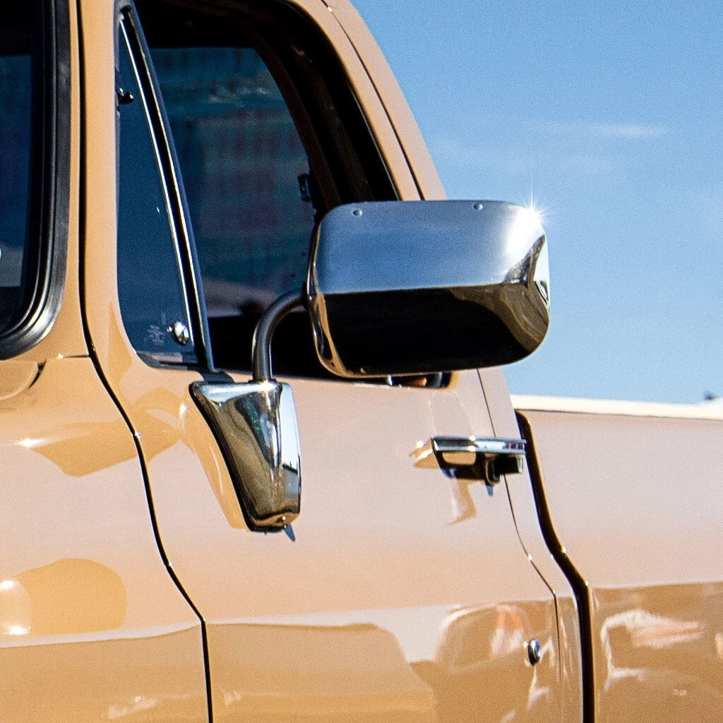 Stainless Steel Exterior Door Mirror for 1978–1991 Chevy GMC Van