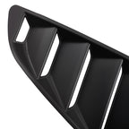ABS Black Side Window Louvers for Ford Mustang 2-DR Coupe (2015–2020)