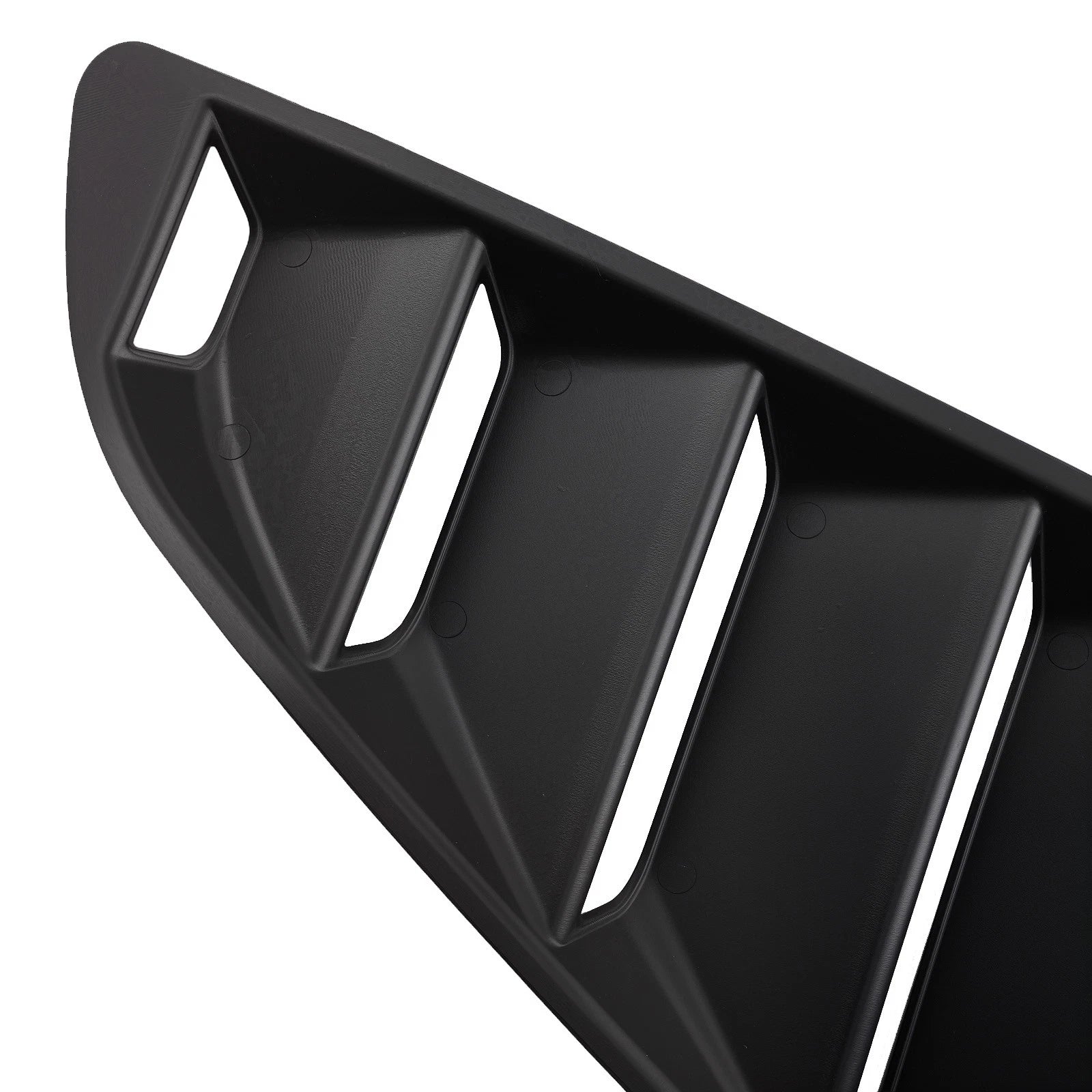 ABS Black Side Window Louvers for Ford Mustang 2-DR Coupe (2015–2020)
