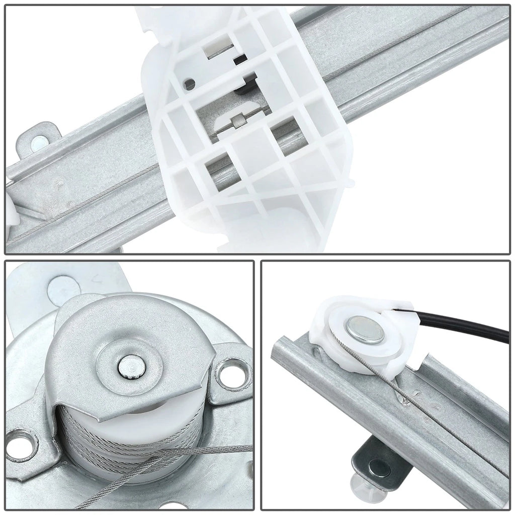 Rear Right Manual Window Regulator Assembly for Hyundai Elantra (1996–2000)