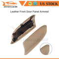 Set of 2 Door Panel Armrests for Honda Accord Sedan (2008–2012) Beige Leather