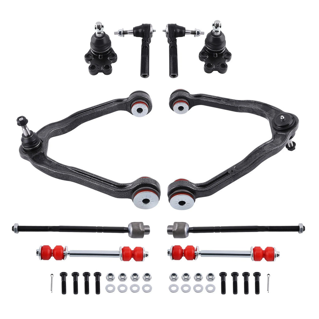 10x Front Upper Control Arms Stabilizer Bar Link for Silverado Sierra 1500 (1999–2006)