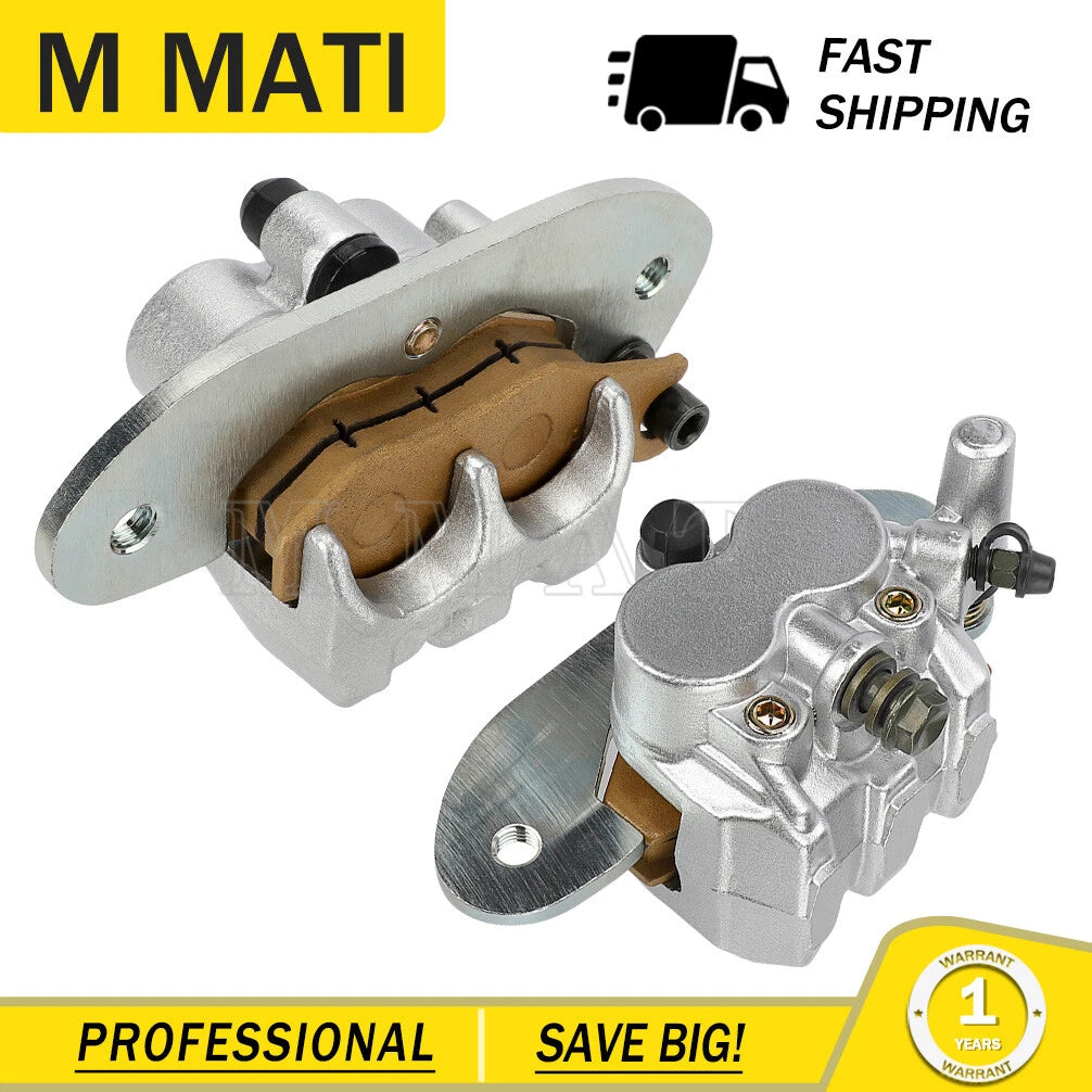 Rear Brake Calipers & Pads for Yamaha Wolverine X2 X4 YXE70 YXE85 YXF85