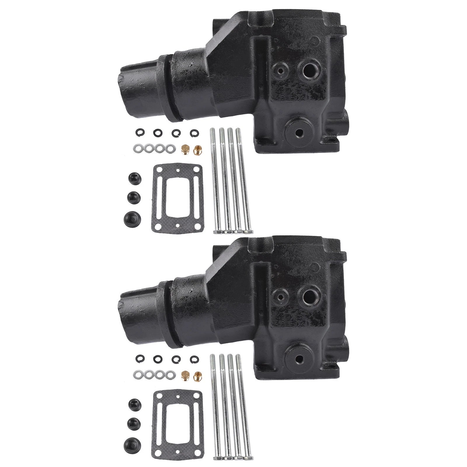 2X Manifold Kit for Volvo Penta OMC V6 V8 (1992–Present) #3857944 #3863061