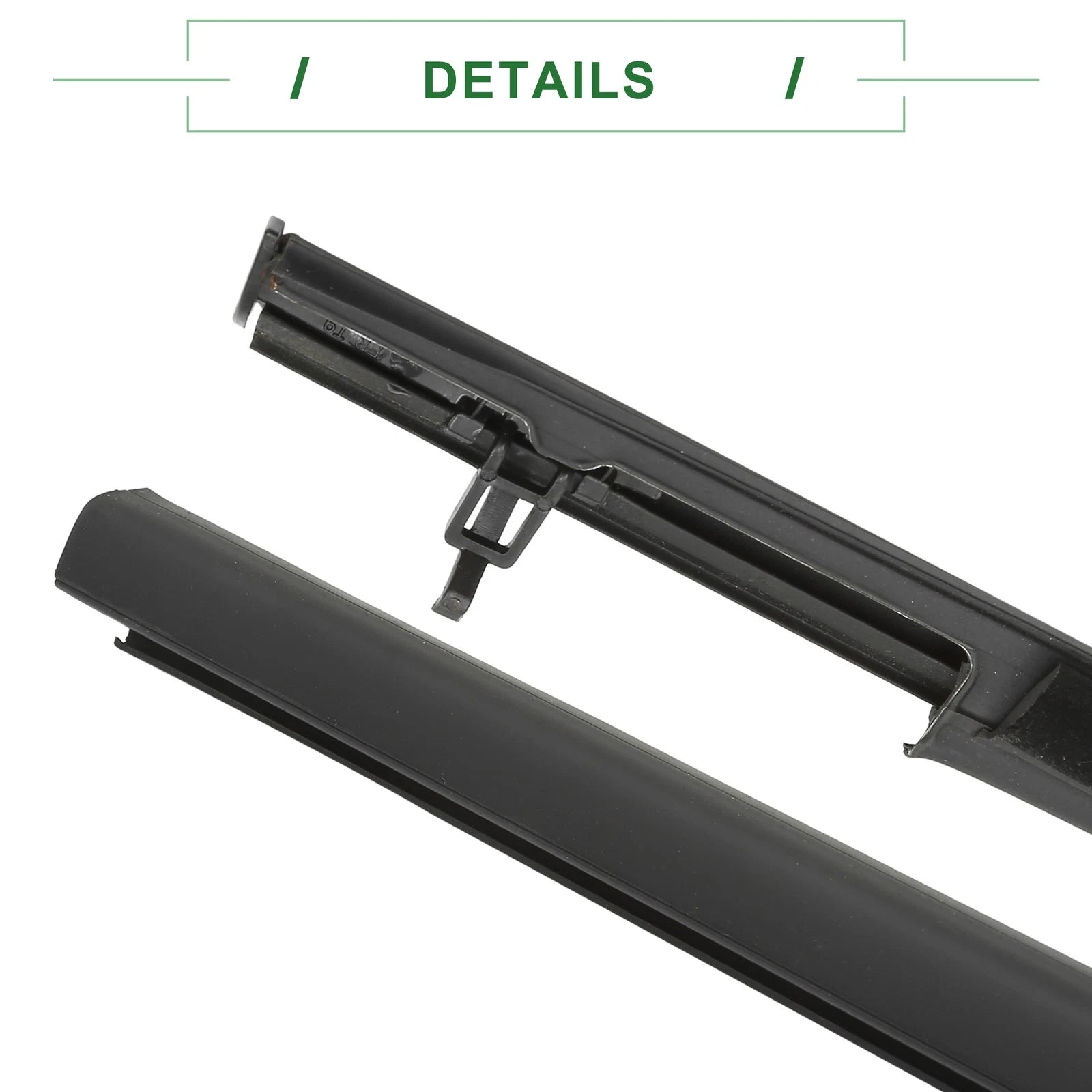 2pcs Rear Weatherstrip Window Seal No.72450T9AT01 for Honda 