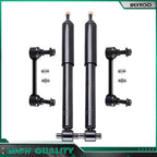 Set of 2 Rear Shock Absorbers + Sway Bar Links for Volvo V70 S80 S60 (FWD)