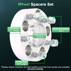2X Wheel Spacers 1.5" 5x4.5 Hubcentric for Lincoln MKX (2007–2013)