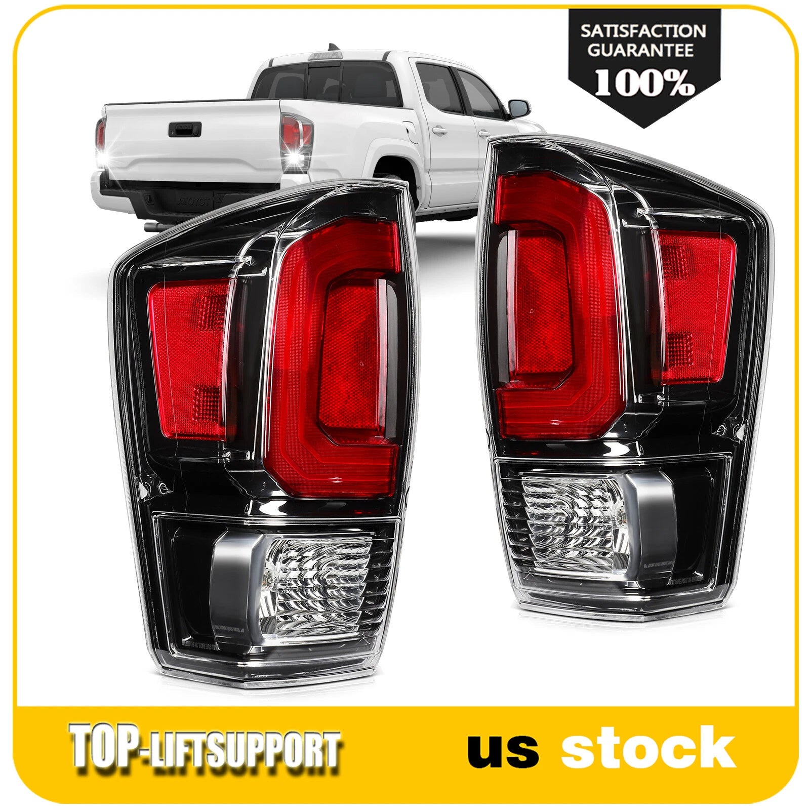 Tail Light Assembly for Toyota Tacoma (2020–2023) Red Housing