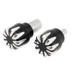 2X CNC Front Axle Nut Cover Protector Chrome for BMW R18 (2020–2023)