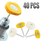 40x Polishing Mop Wheel Buffing Pads for Rotary Tool