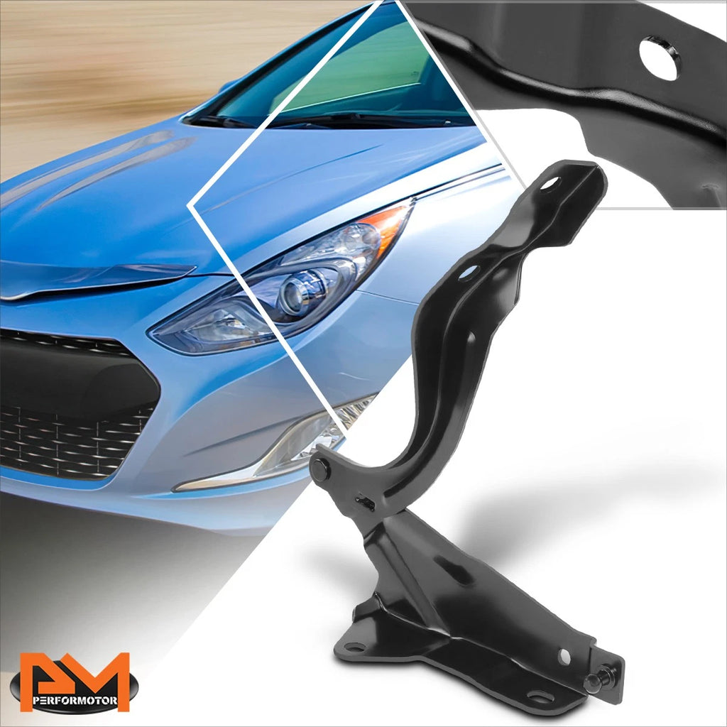 Left Driver Side Steel Engine Hood Hinge for Hyundai Sonata (2011–2014)