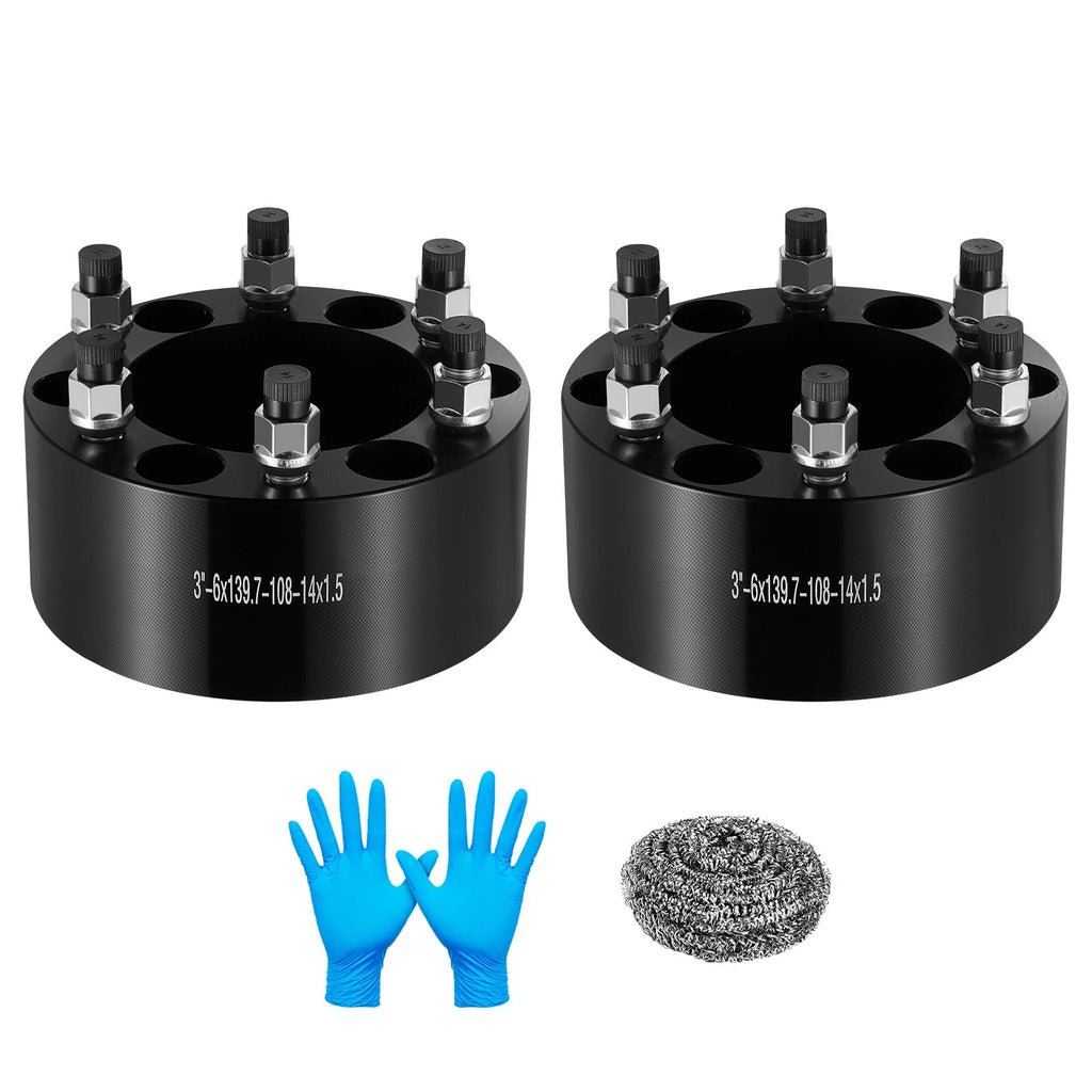 2PCS 3" 6x5.5 Wheel Spacers for Chevrolet Express 1500 (2003–2014)