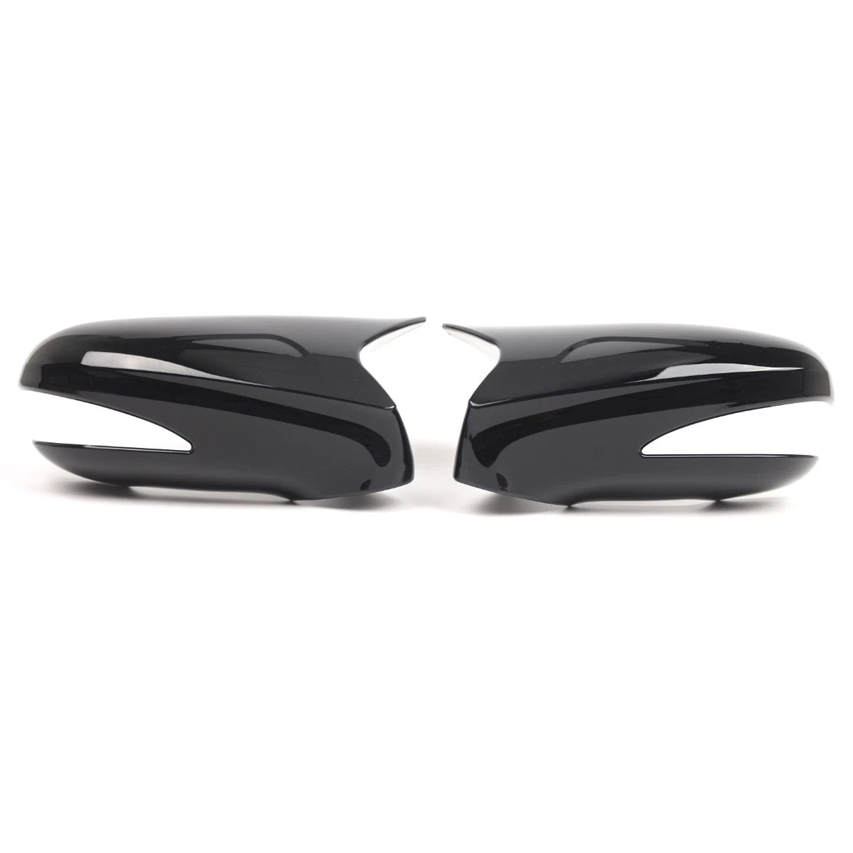 Pair Gloss Black Side Mirror Cap Covers for Lexus LS460 LS600h (2009–2012)